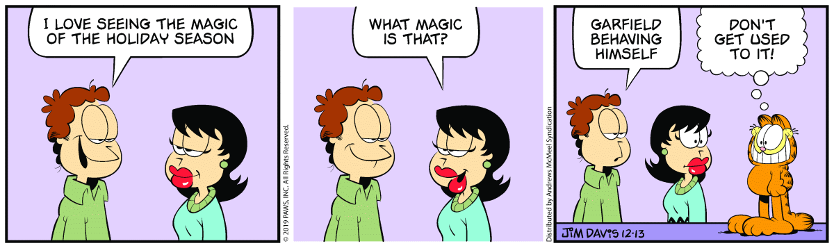 Garfield, December 13, 2019