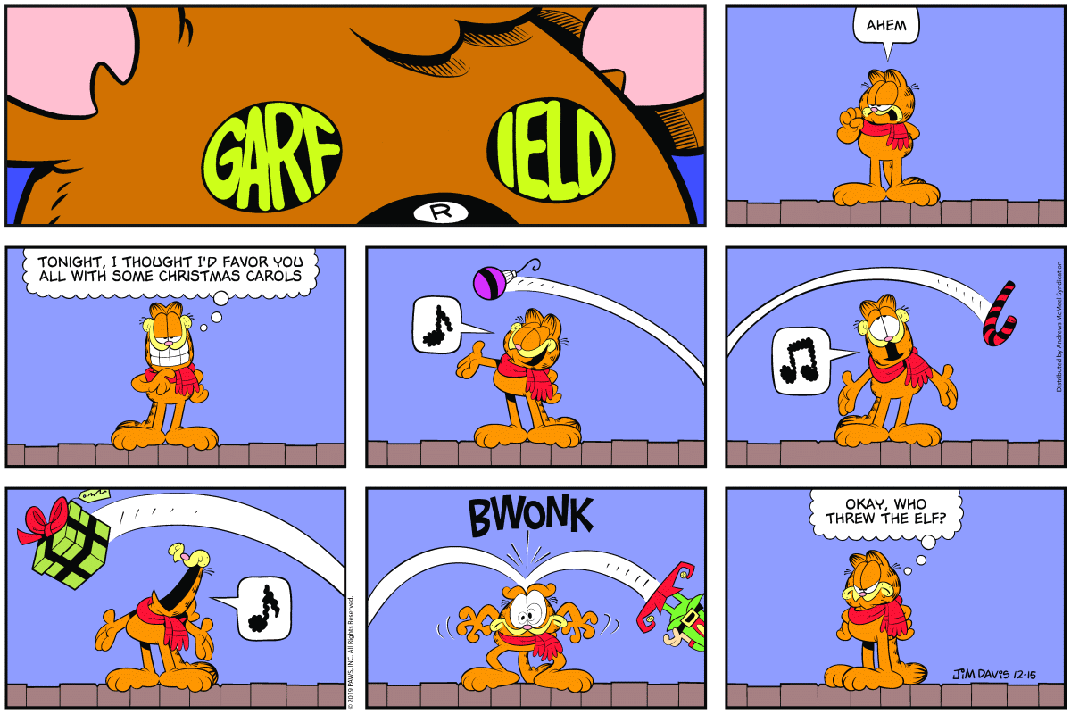 Garfield, December 15, 2019