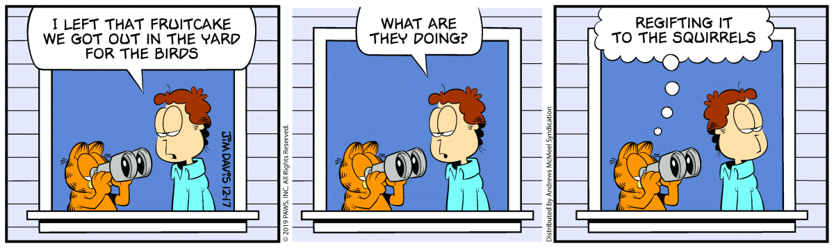Garfield, December 17, 2019
