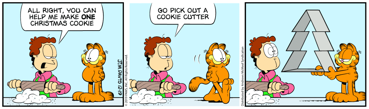 Garfield, December 19, 2019