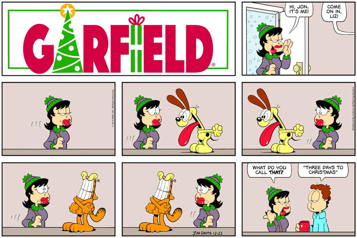 Garfield, December 22, 2019