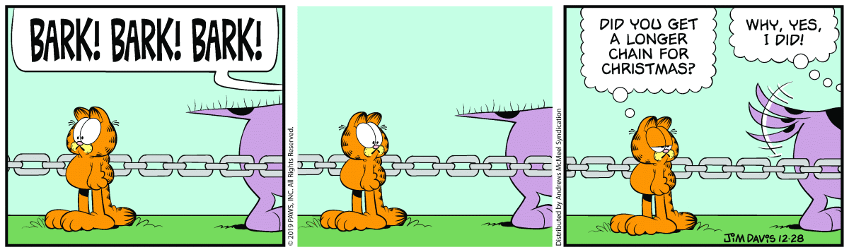 Garfield, December 28, 2019