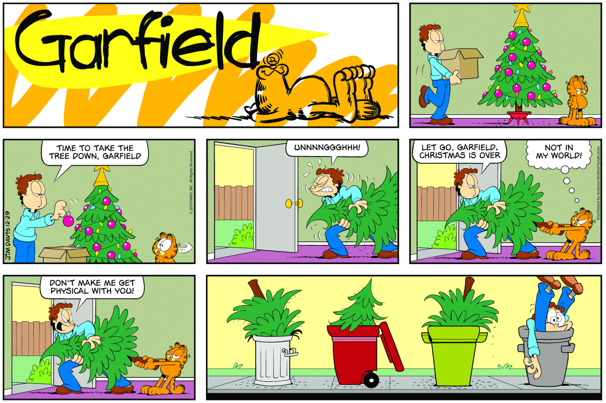 Garfield, December 29, 2019