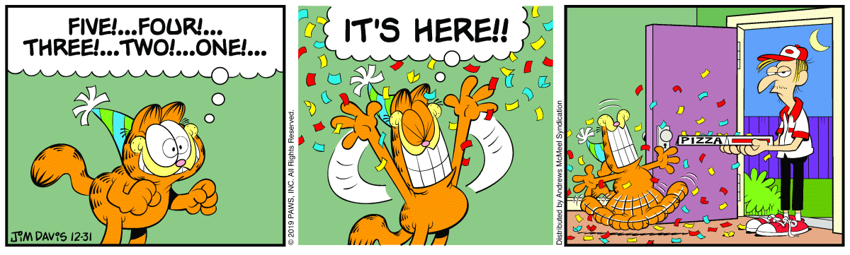 Garfield, December 31, 2019