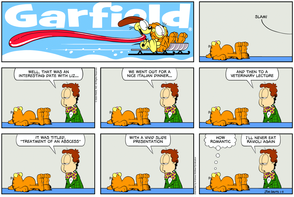 Garfield, January 5, 2020