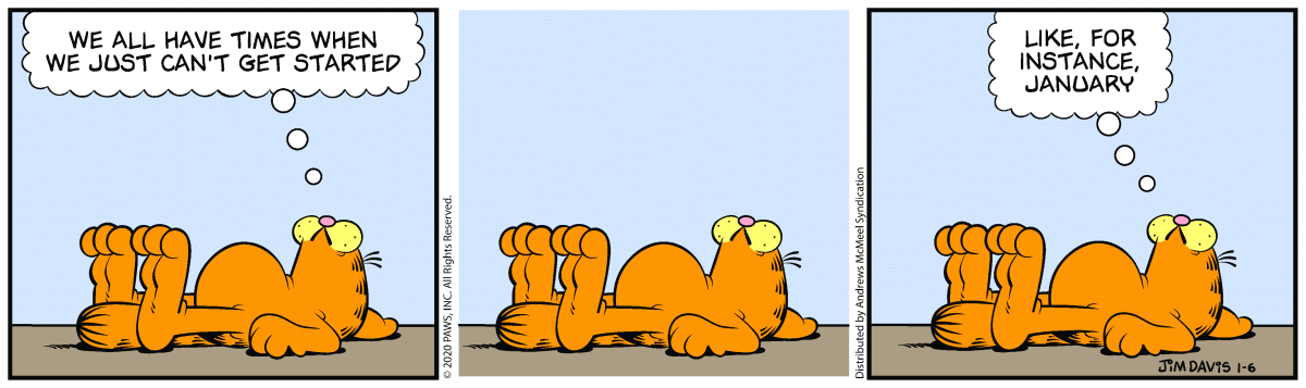 Garfield, January 6, 2020