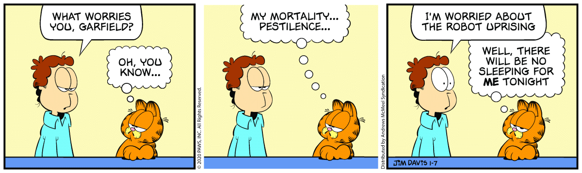 Garfield, January 7, 2020