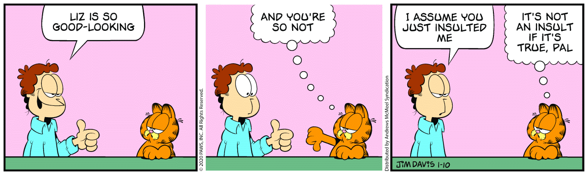 Garfield, January 10, 2020