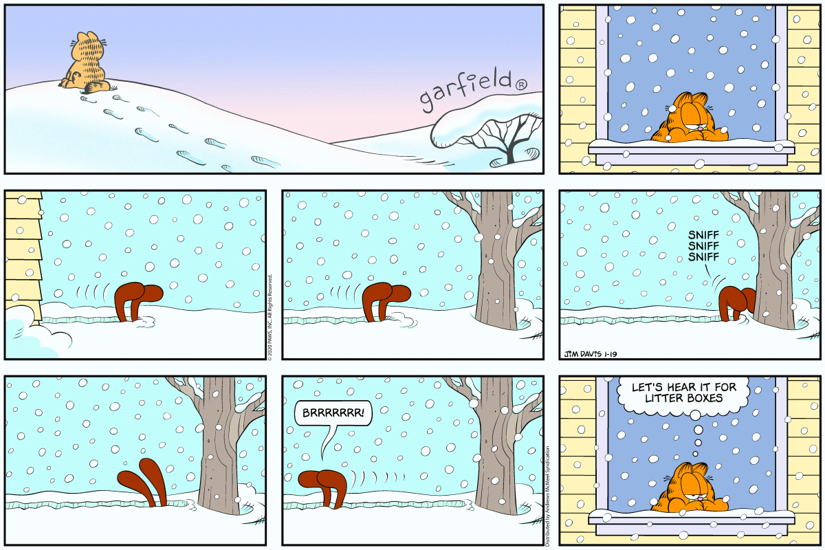 Garfield, January 19, 2020