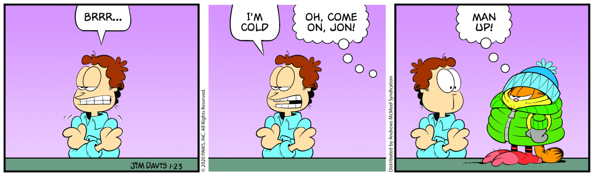 Garfield, January 23, 2020