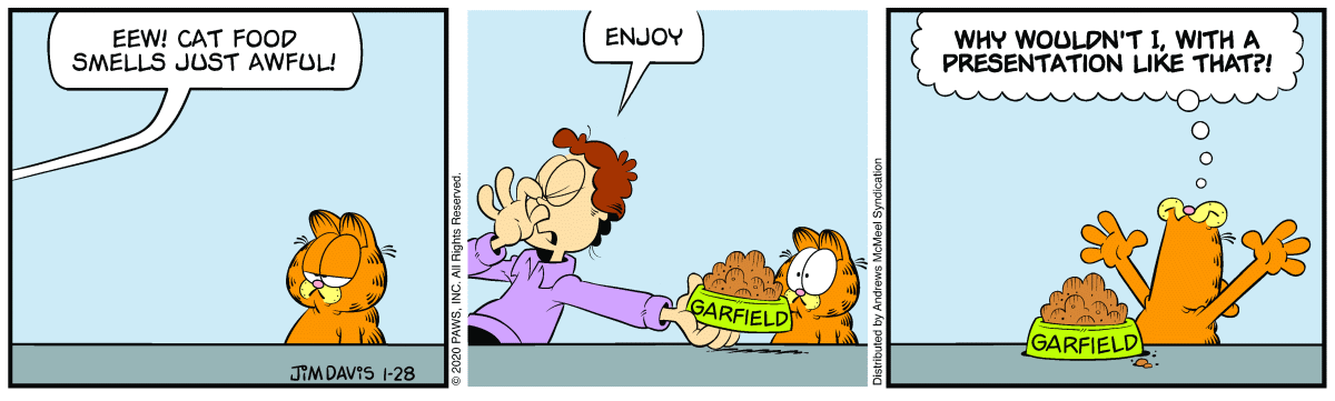 Garfield, January 28, 2020
