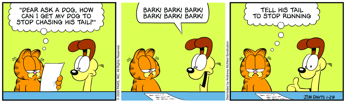 Garfield, January 29, 2020