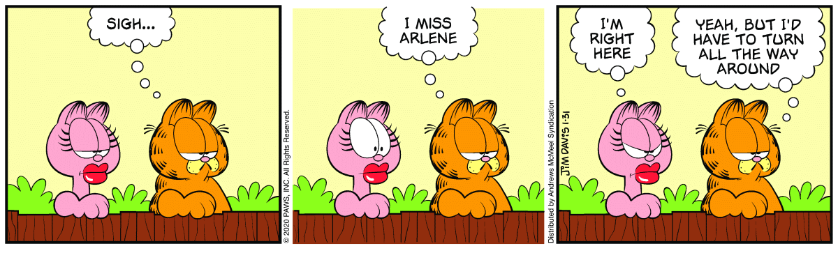 Garfield, January 31, 2020