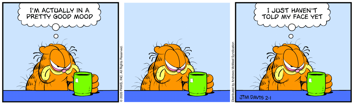 Garfield, February 1, 2020