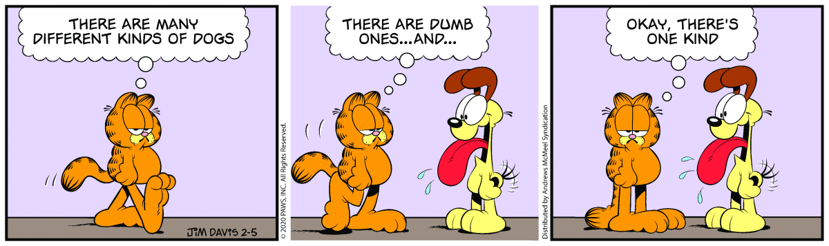 Garfield, February 5, 2020