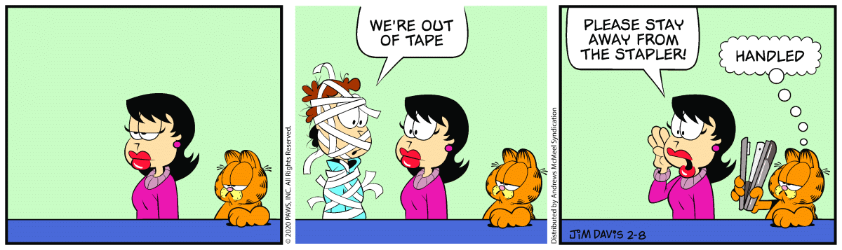 Garfield, February 8, 2020