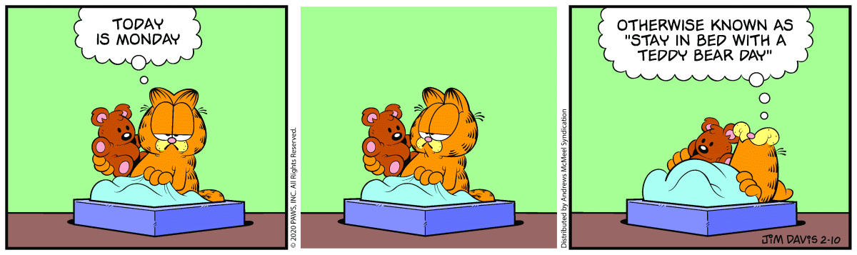 Garfield, February 10, 2020