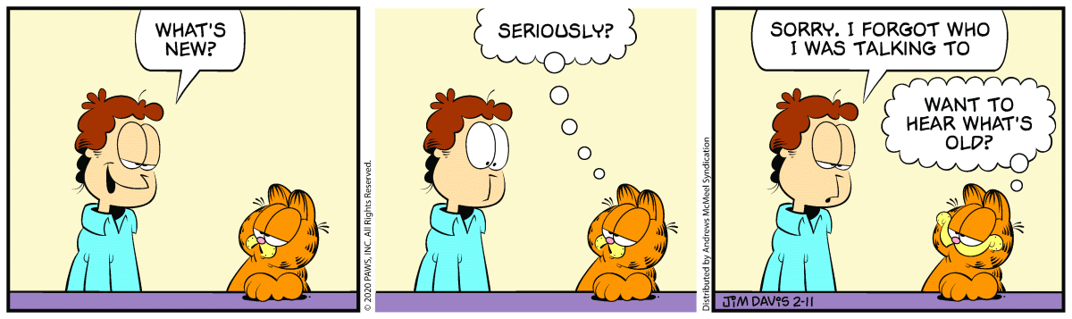 Garfield, February 11, 2020