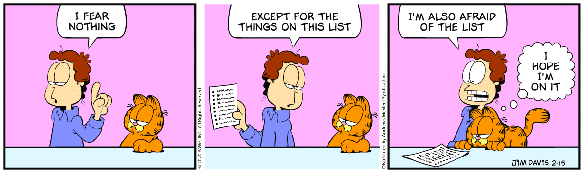 Garfield, February 15, 2020