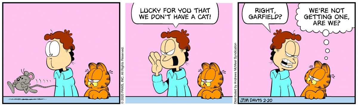 Garfield, February 20, 2020