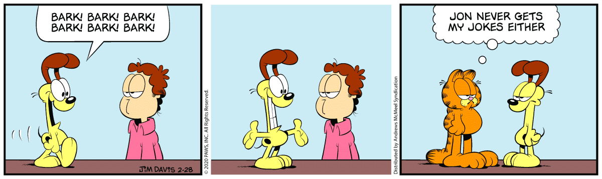 Garfield, February 28, 2020