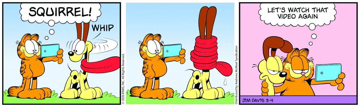 Garfield, March 4, 2020