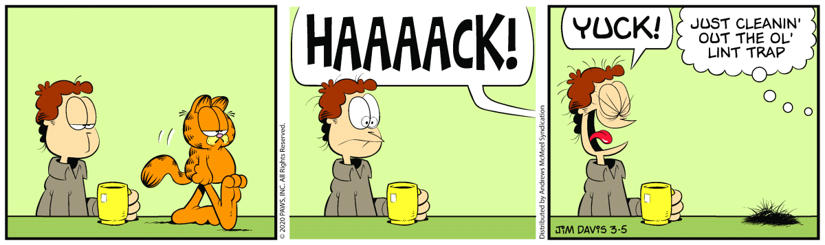 Garfield, March 5, 2020