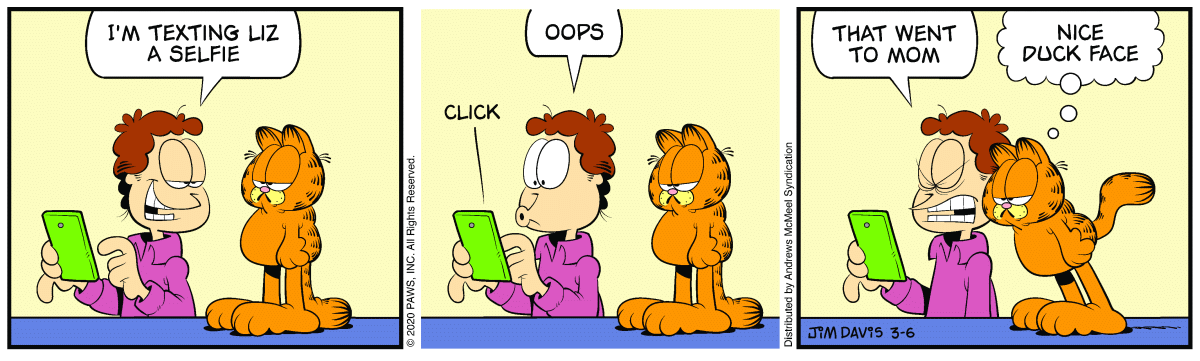 Garfield, March 6, 2020