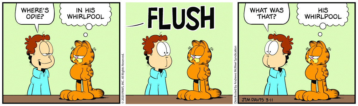 Garfield, March 11, 2020