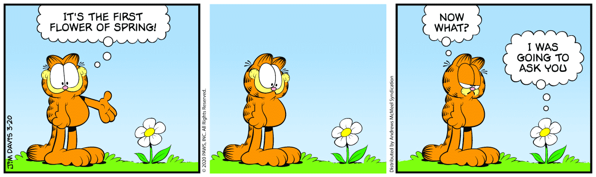 Garfield, March 20, 2020