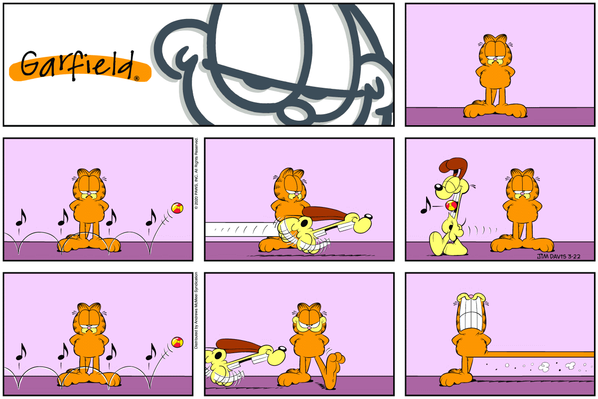 Garfield, March 22, 2020
