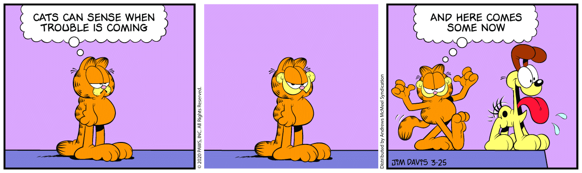 Garfield, March 25, 2020