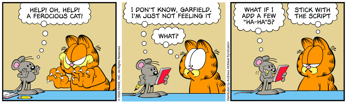 Garfield, April 2, 2020