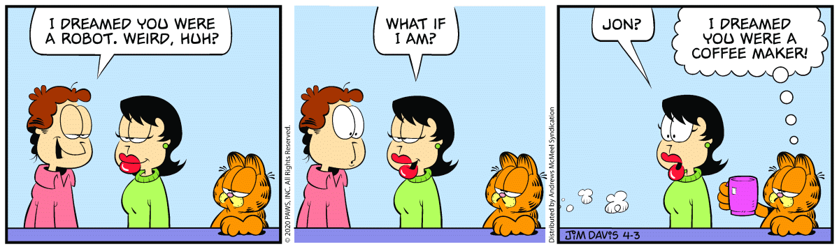 Garfield, April 3, 2020