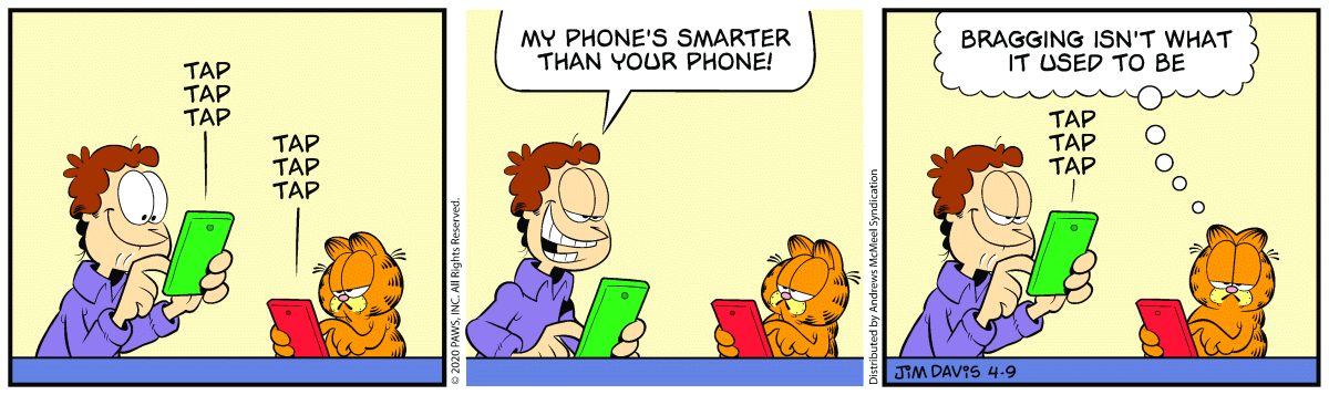 Garfield, April 9, 2020