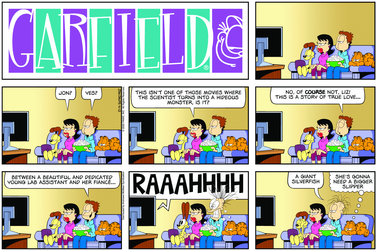 Garfield, April 12, 2020