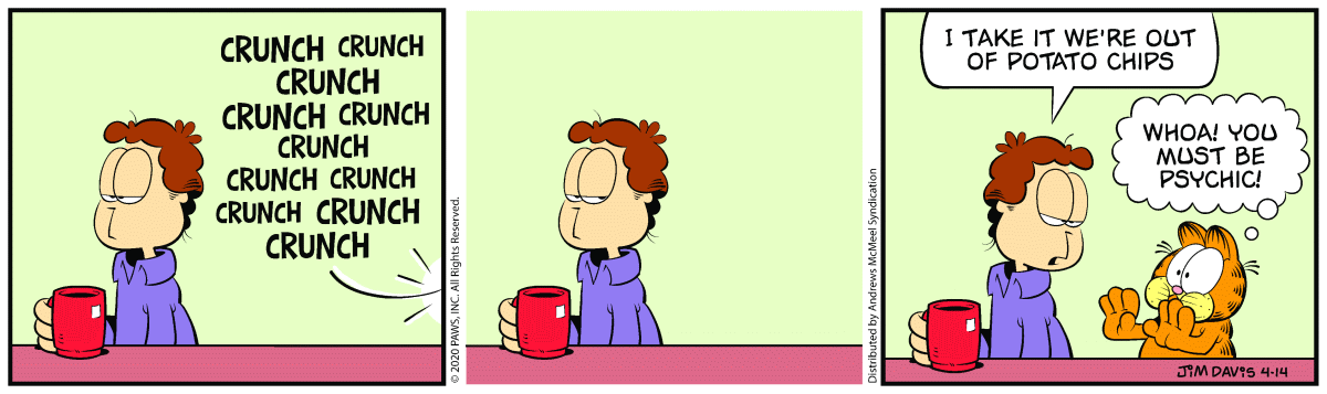 Garfield, April 14, 2020