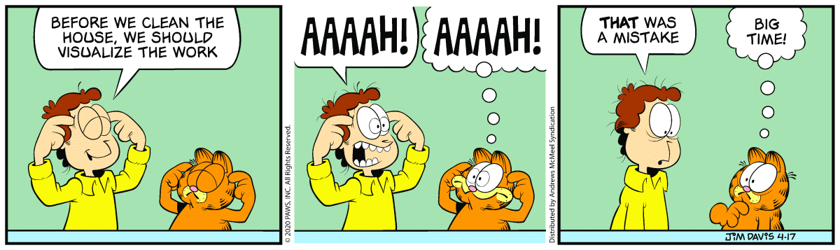 Garfield, April 17, 2020