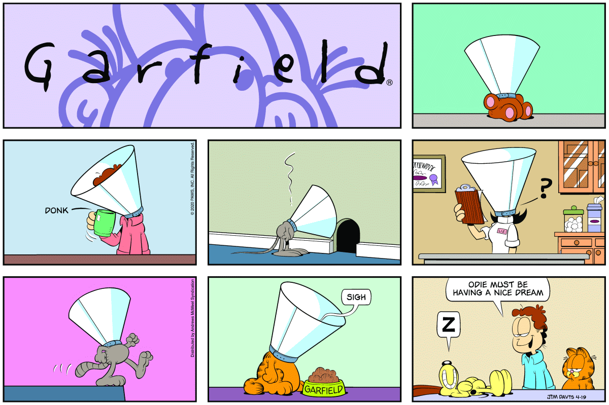 Garfield, April 19, 2020