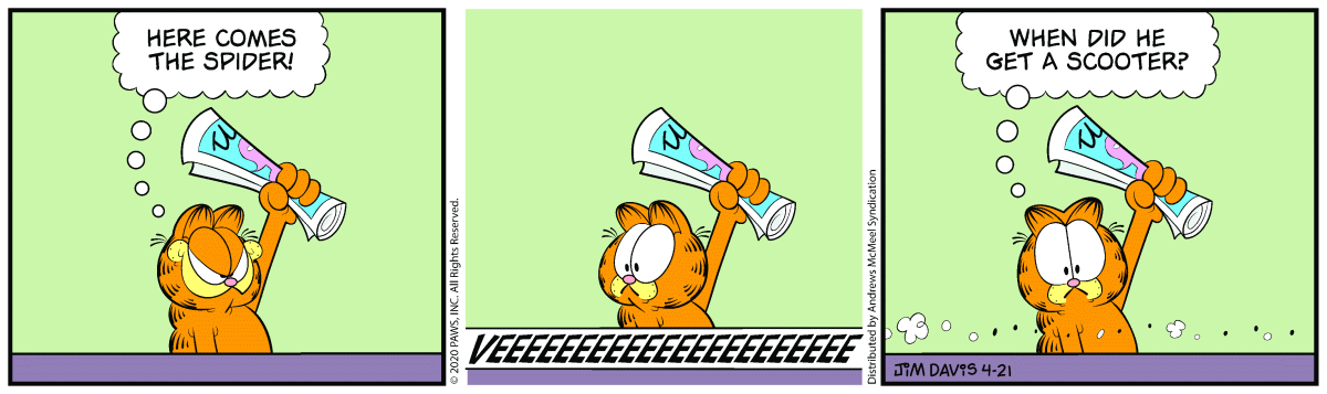 Garfield, April 21, 2020