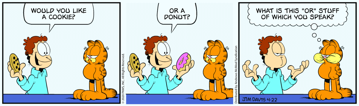 Garfield, April 22, 2020