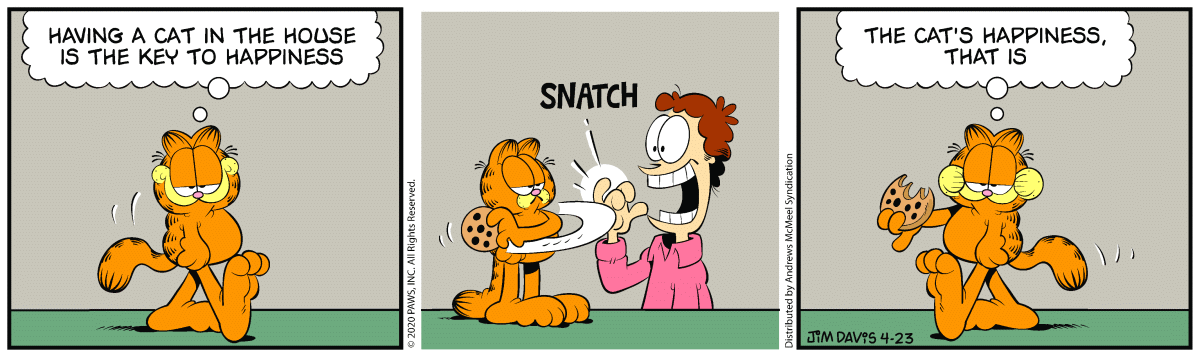 Garfield, April 23, 2020