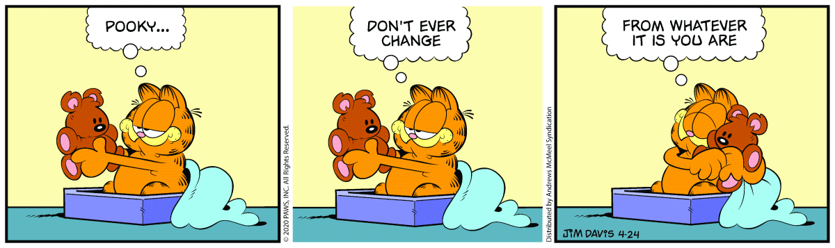 Garfield, April 24, 2020
