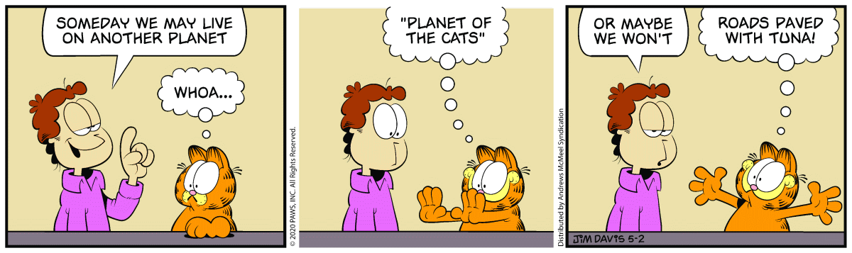Garfield, May 2, 2020