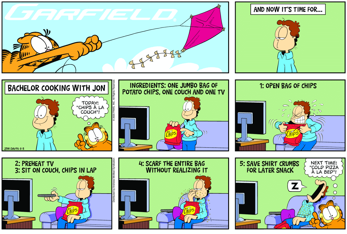 Garfield, May 3, 2020