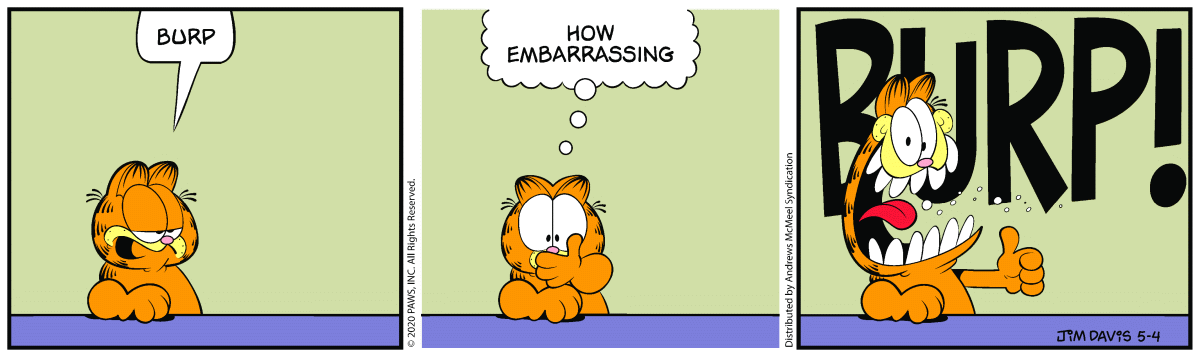 Garfield, May 4, 2020