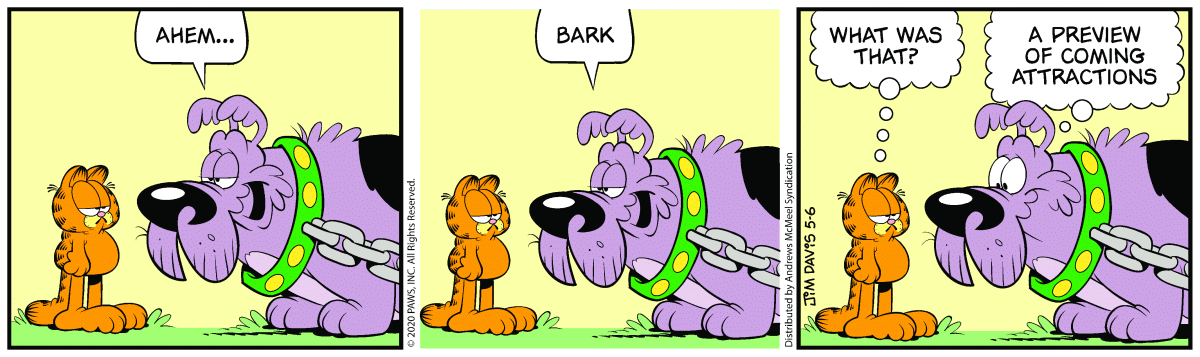 Garfield, May 6, 2020