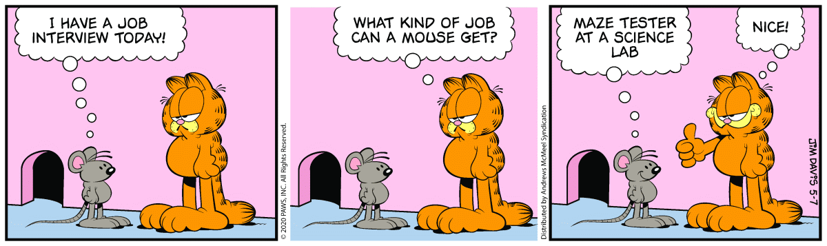 Garfield, May 7, 2020