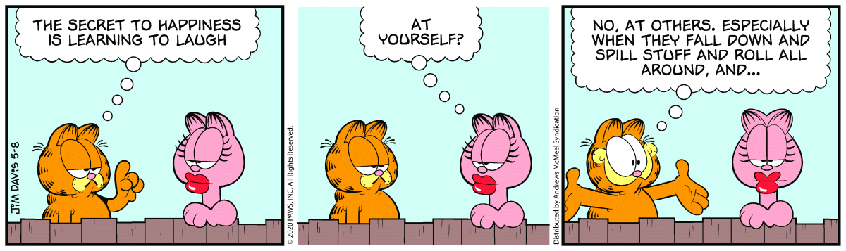 Garfield, May 8, 2020