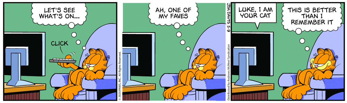 Garfield, May 9, 2020